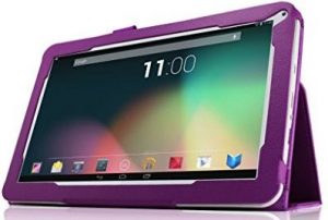 Capa de couro Infiland Folio PU para tablet Android