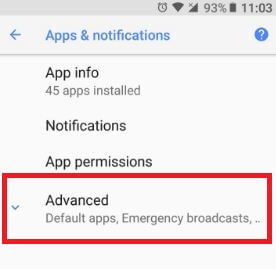 Como ativar ou desativar fontes desconhecidas do Android Oreo 8.0 / 8.1