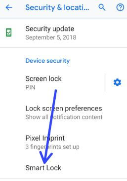 Como usar o Smart Lock no Android 9 Pie