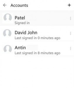 adicionar conta no aplicativo do Facebook Messenger para Android pirulito