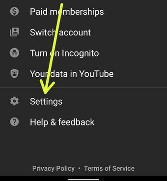 Configurações do YouTube para alterar a qualidade de download do vídeo do YouTube