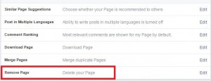 Como deletar página do facebook