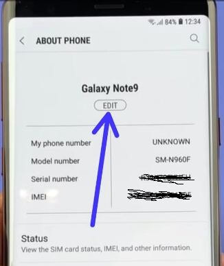 Como alterar o nome do dispositivo / nome do Bluetooth no Galaxy Note 9