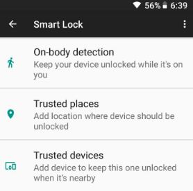 Como usar o smart lock no LG V30