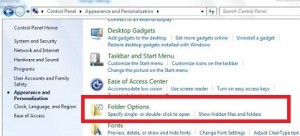 Como mostrar arquivos e pastas ocultos no Windows 7